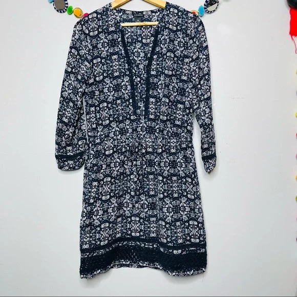 club monaco blue floral dress Anna navy hi low dress  Primary school graduation dress for girls  A  Little Lacey